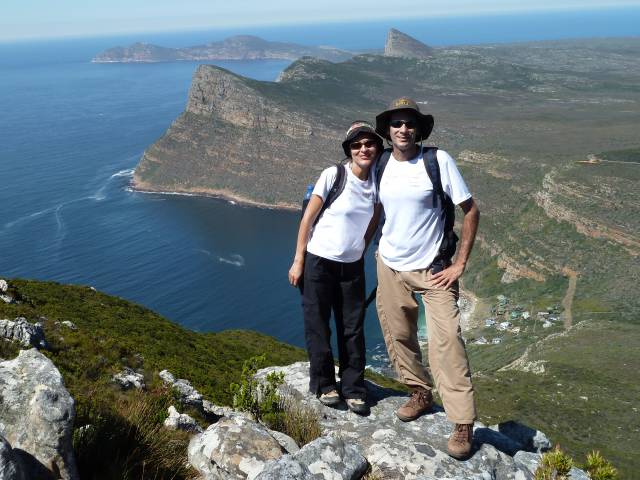 Ivan e Sandra Terralimpa no segundo dia da Trilha Hoerikwagg