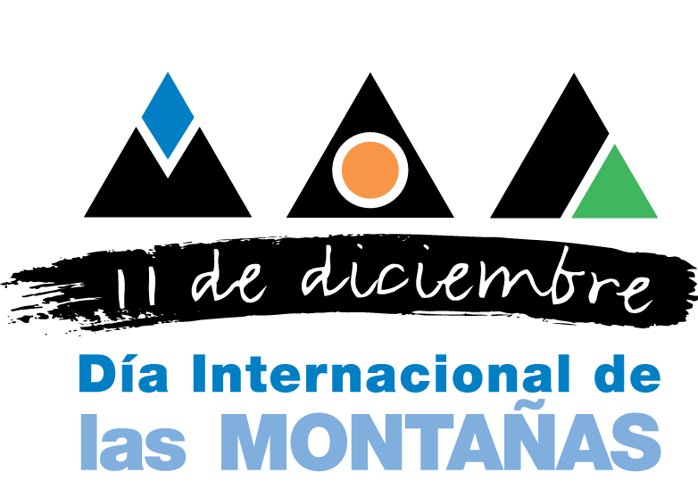 Logo em Espanhol do Dia Internacional das Montanhas