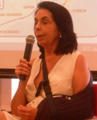 Ignez Barreto, coordenadora do movimento Projeto Segurança Ipanema. Foto: Fabíola Ortiz 