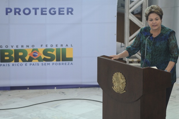 Presidente Dilma, durante comemoração do Dia Mundial do Meio Ambiente. Foto: Wilson Dias/ABr
