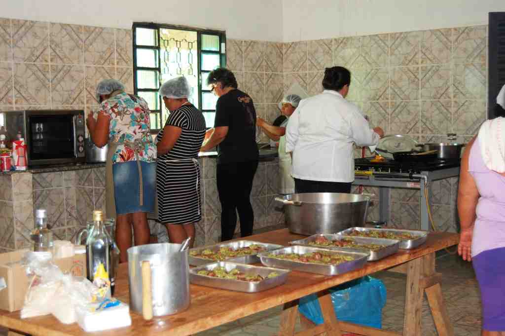 Atividade na cozinha