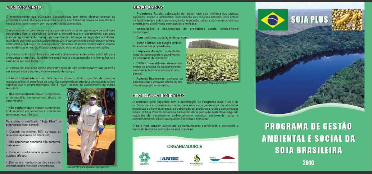 O informativo do Soja Plus produzido pela Abiove. Clique para baixar PDF