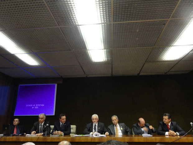 Mesa de abertura do Seminário que promoveu as mudanças no Código Florestal. Ruralistas pressionam para que o substitutivo seja levado a votação com urgência. Credito: Nathália Clark