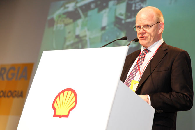 Geraldo Schotman, durante evento promovido pela Shell. Foto: divulgação