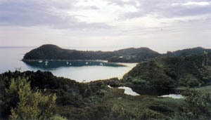 O Parque Nacional Abel Tasman é uma jóia incrustada na Ilha do Sul, na Nova Zelândia. (Foto: Ana Leonor)
