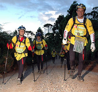 Na corrida de aventura, os nervos ficam à flor da pele.  Por isso, a escolha da equipe é de grande importância, não só no requisito físico, mas também mental. (Foto: Acervo João Pinheiro)